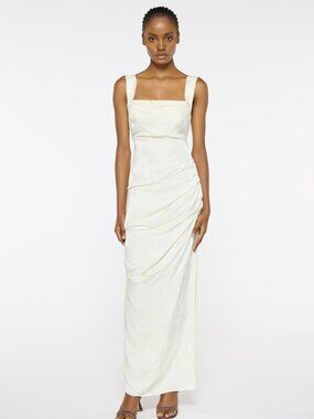Paris Georgia Off-White Raf Maxi Dress